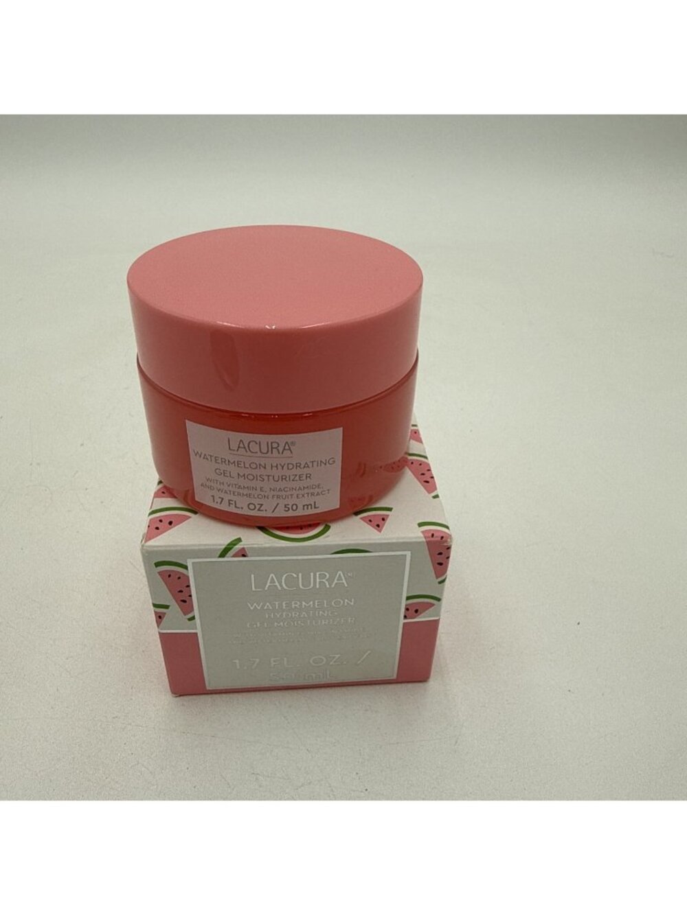 Lacura Watermelon Hydrating Gel Moisturizer Vitamin E New 1.7 fl oz